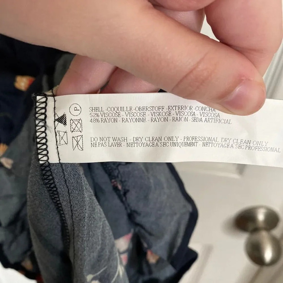 CAPULET Gemma Tulip Mini Dress Black Floral Ruffle Sleeveless Smocked XS Revolve - Picture 8 of 8